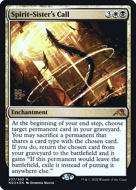 Spirit-Sister's Call [Kamigawa: Neon Dynasty Promos]