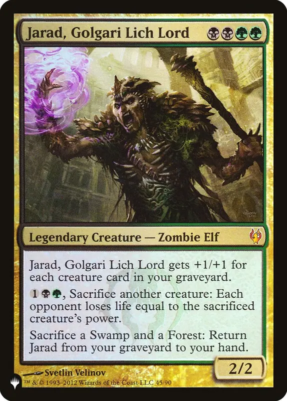 Jarad, Golgari Lich Lord [The List]