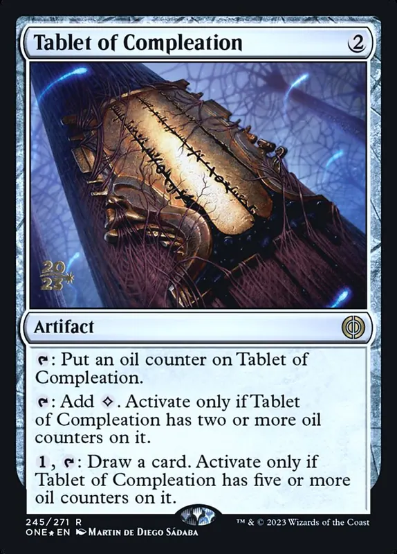 Tablet of Compleation [Phyrexia: All Will Be One Promos]