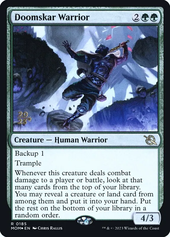 Doomskar Warrior [March of the Machine Promos]