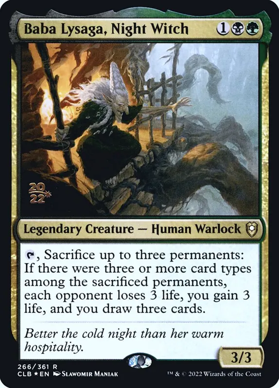 Baba Lysaga, Night Witch [Battle for Baldur's Gate Promos]