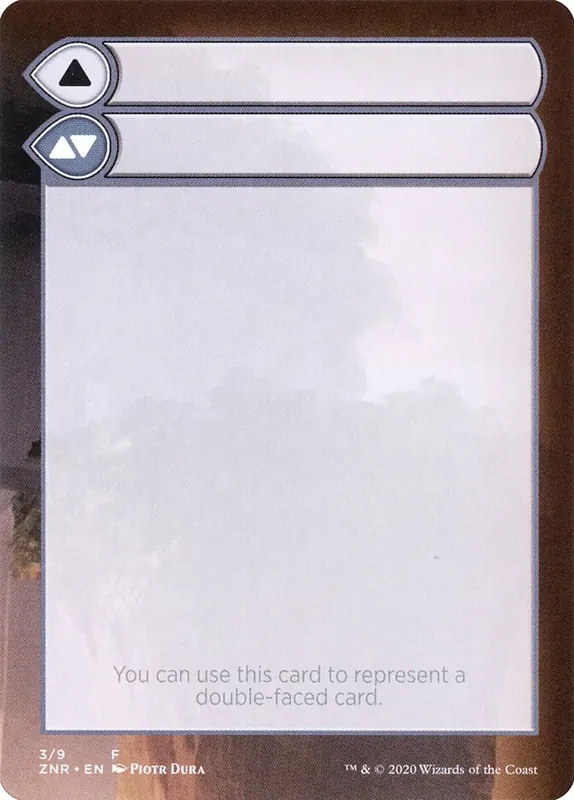 Double-Faced Substitute Card [Zendikar Rising Substitute Cards]