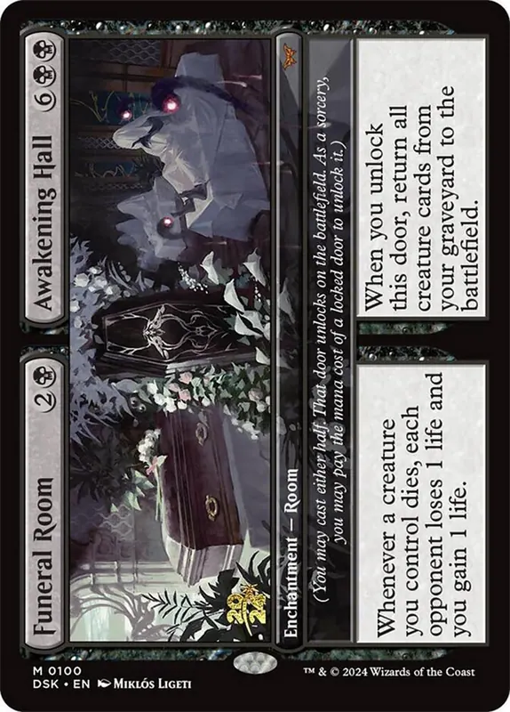 Funeral Room // Awakening Hall [Duskmourn: House of Horror Promos]