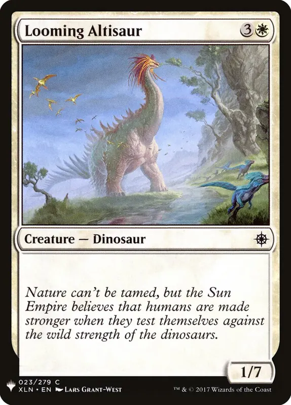 Looming Altisaur [The List]