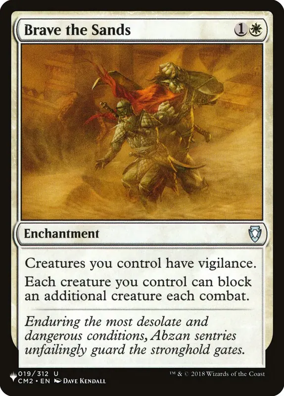 Brave the Sands [The List]