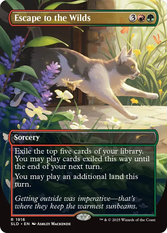 Escape to the Wilds (1916) (Rainbow Foil) [Secret Lair Drop Series]