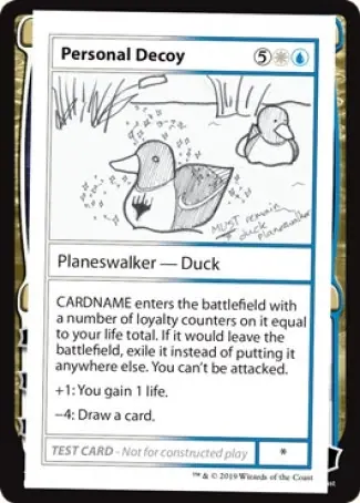 Personal Decoy (2021 Edition) [Mystery Booster Playtest Cards]