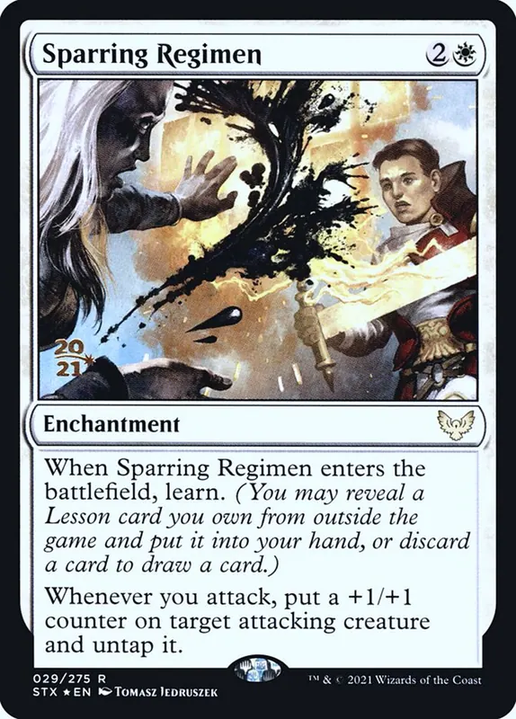 Sparring Regimen [Strixhaven: School of Mages Promos]