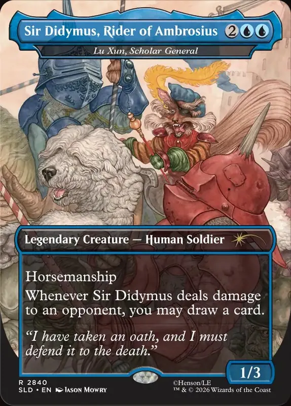 Lu Xun, Scholar General // Lu Xun, Scholar General [Secret Lair Drop]