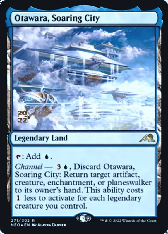 Otawara, Soaring City [Kamigawa: Neon Dynasty Prerelease Promos] - Español