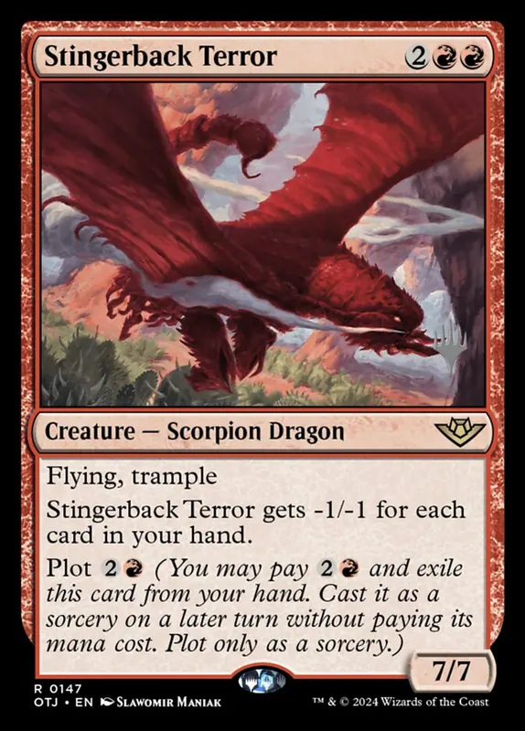 Stingerback Terror [Outlaws of Thunder Junction Promos]