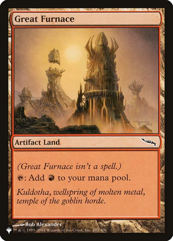 Great Furnace [The List]
