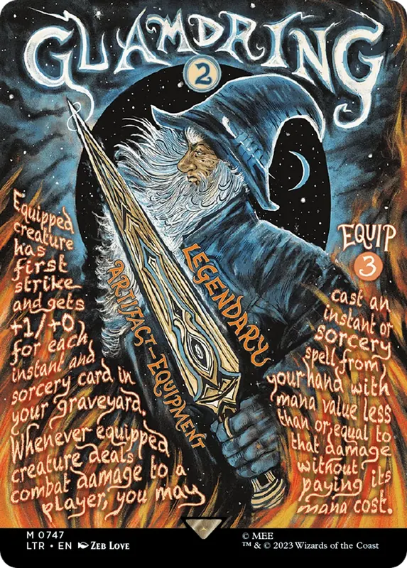 Glamdring (Borderless Poster) [The Lord of the Rings: Tales of Middle-Earth]