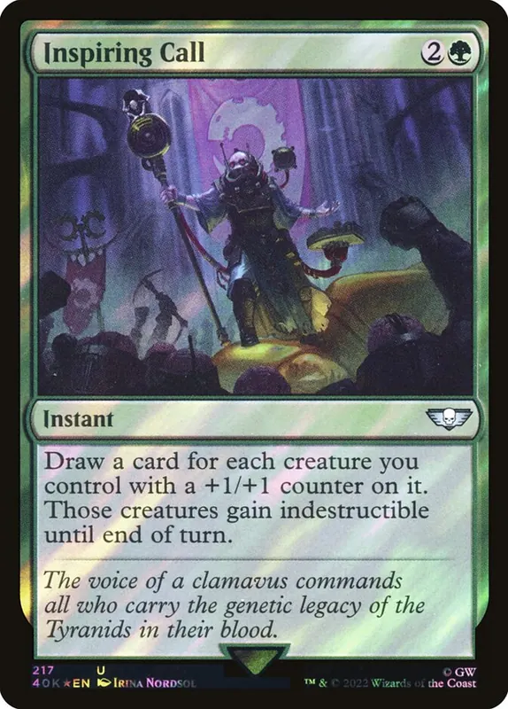 Inspiring Call [Warhammer 40,000 Commander]