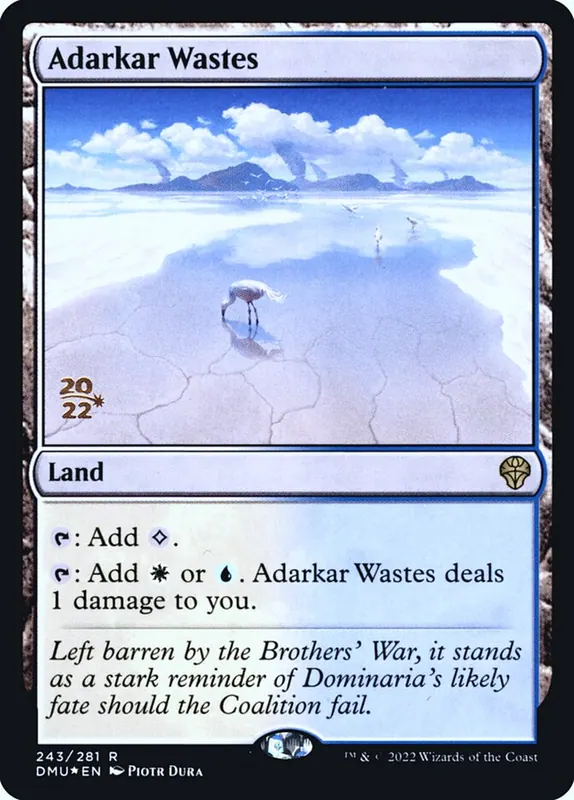 Adarkar Wastes [Dominaria United Promos]