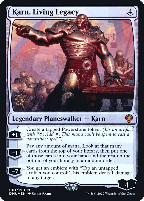 Karn, Living Legacy [Dominaria United Promos]
