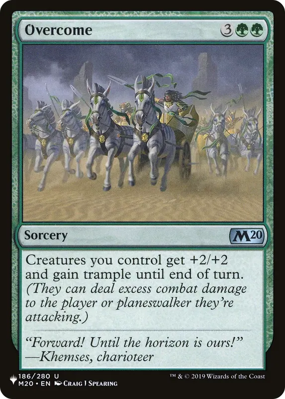 Overcome [The List]