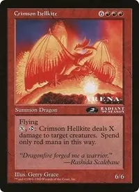 Crimson Hellkite (Oversized) [Oversize Cards]