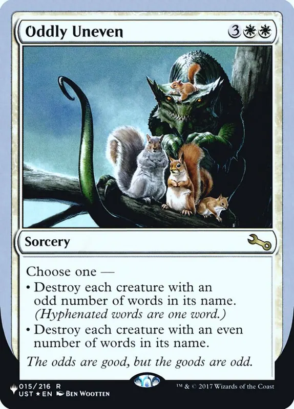 Oddly Uneven [The List (Unfinity Foil Edition)]