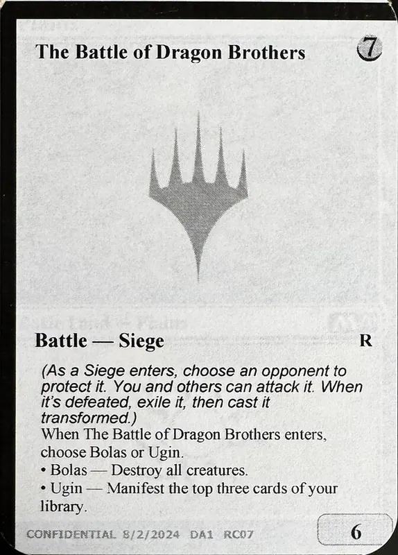 The Battle of Dragon Brothers // Fate Reforged [Unknown Event]