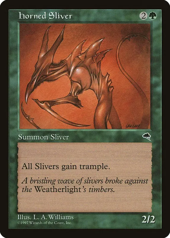 Horned Sliver [Tempest]
