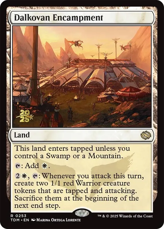 Dalkovan Encampment - Español [Tarkir: Dragonstorm Prerelease Cards]