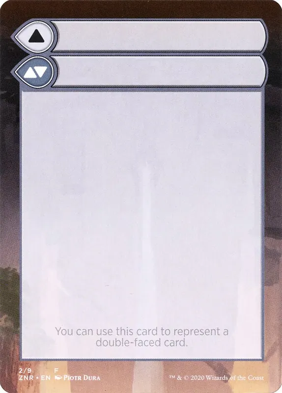 Double-Faced Substitute Card [Zendikar Rising Substitute Cards]