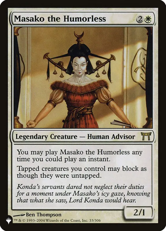 Masako the Humorless [The List]