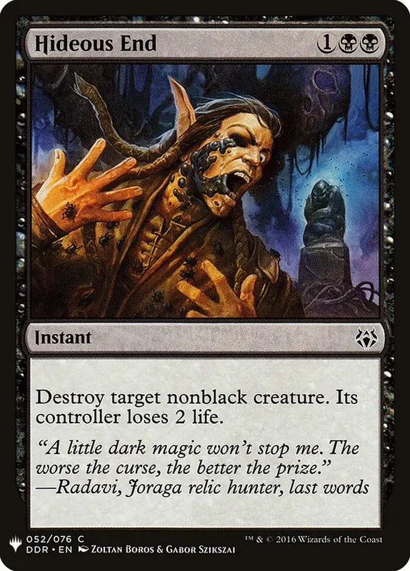Hideous End [The List]
