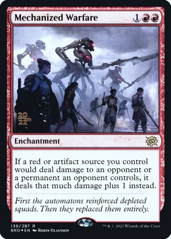 Mechanized Warfare [The Brothers' War Promos]