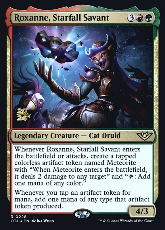 Roxanne, Starfall Savant [Outlaws of Thunder Junction Promos]