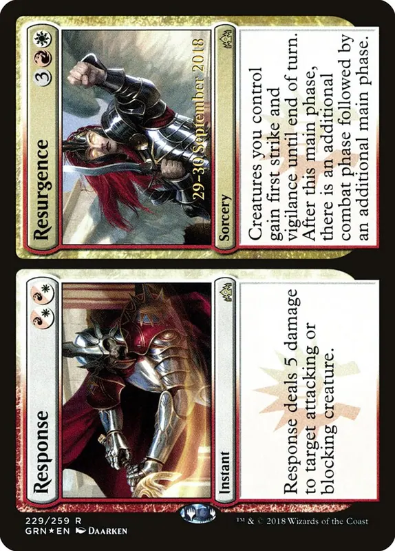 Response // Resurgence [Guilds of Ravnica Promos]