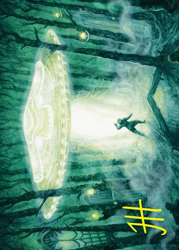 Unidentified Hovership // Unidentified Hovership [Duskmourn: House of Horror Art Series]