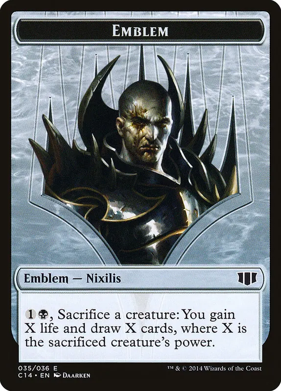 Ob Nixilis of the Black Oath Emblem [Commander 2014 Tokens]