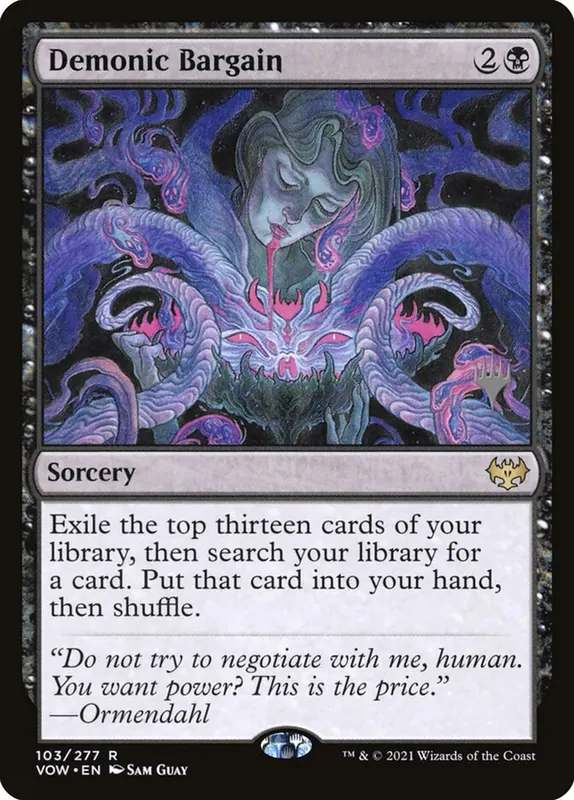 Demonic Bargain [Innistrad: Crimson Vow Promos]