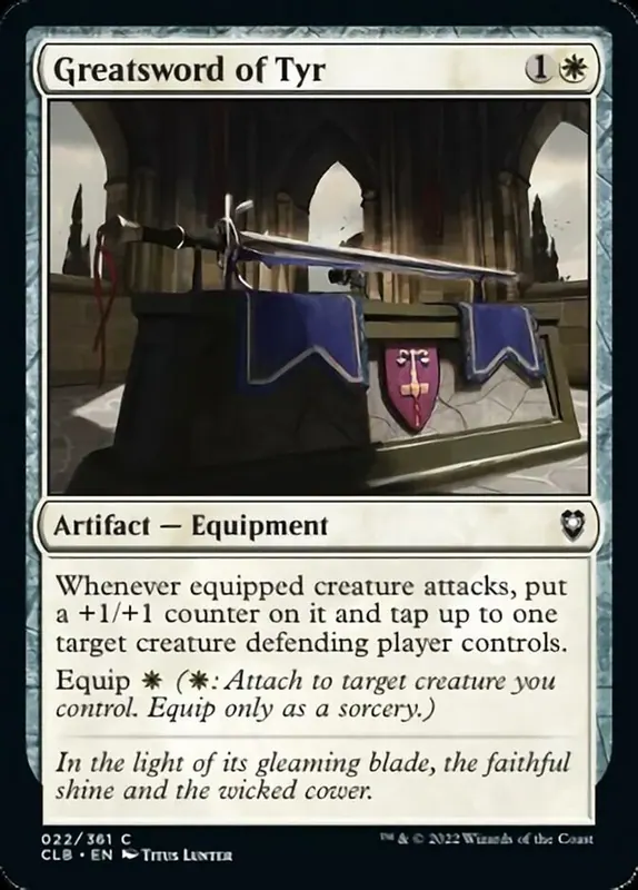 Greatsword of Tyr [Commander Legends: Battle for Baldur's Gate]