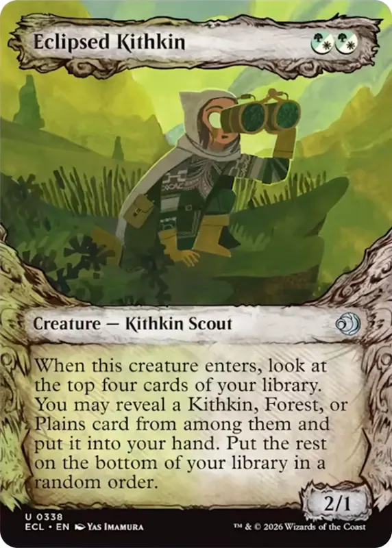 Eclipsed Kithkin (Showcase) [Lorwyn Eclipsed]