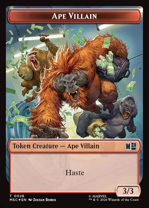 Ape Villain [Marvel Super Heroes Commander Tokens]