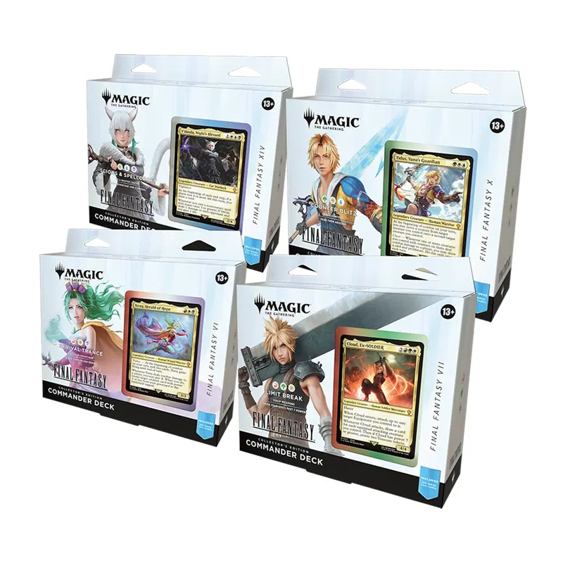 Mtg – Final Fantasy – Commander Collector Decks Pack x 4 – Ingles (Preventa)