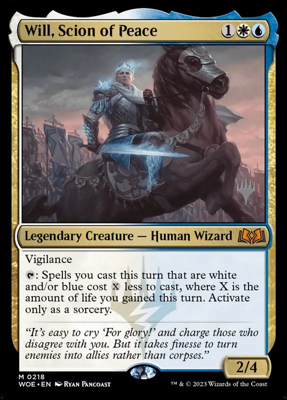 Will, Scion of Peace [Wilds of Eldraine Promos]