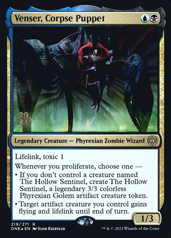 Venser, Corpse Puppet [Phyrexia: All Will Be One Promos]