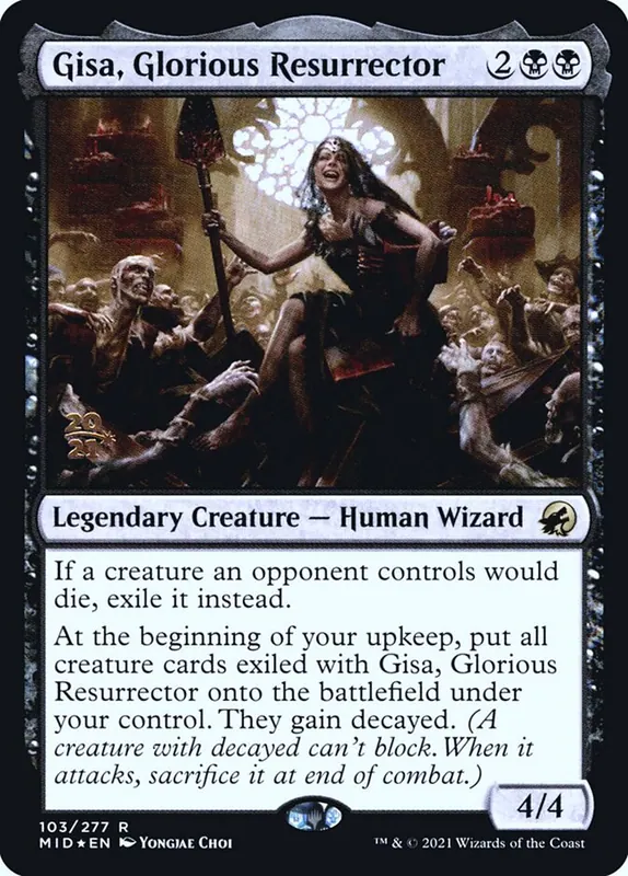 Gisa, Glorious Resurrector [Innistrad: Midnight Hunt Promos]