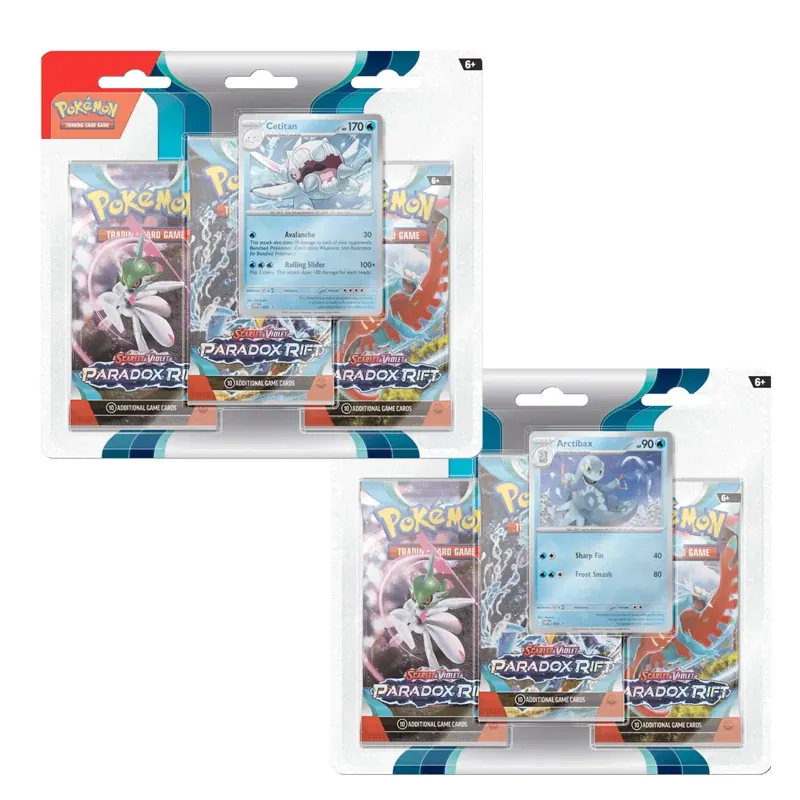 Pokémon Blister Pack -Scarlet & Violet Paradox Rift – Ingles & Español