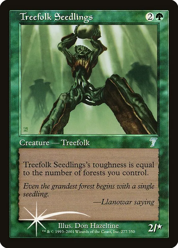 Treefolk Seedlings [Seventh Edition]