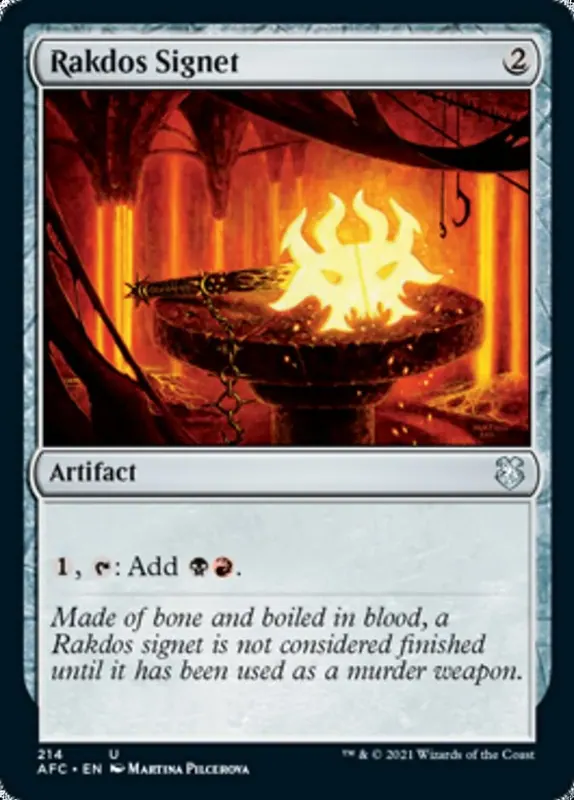 Rakdos Signet [Dungeons & Dragons: Adventures in the Forgotten Realms Commander]