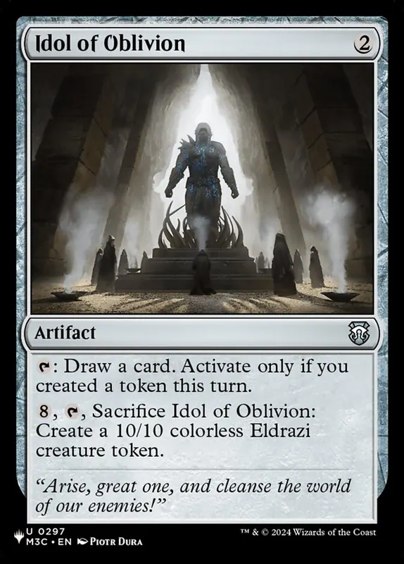 Idol of Oblivion [The List]