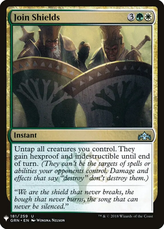Join Shields [The List]