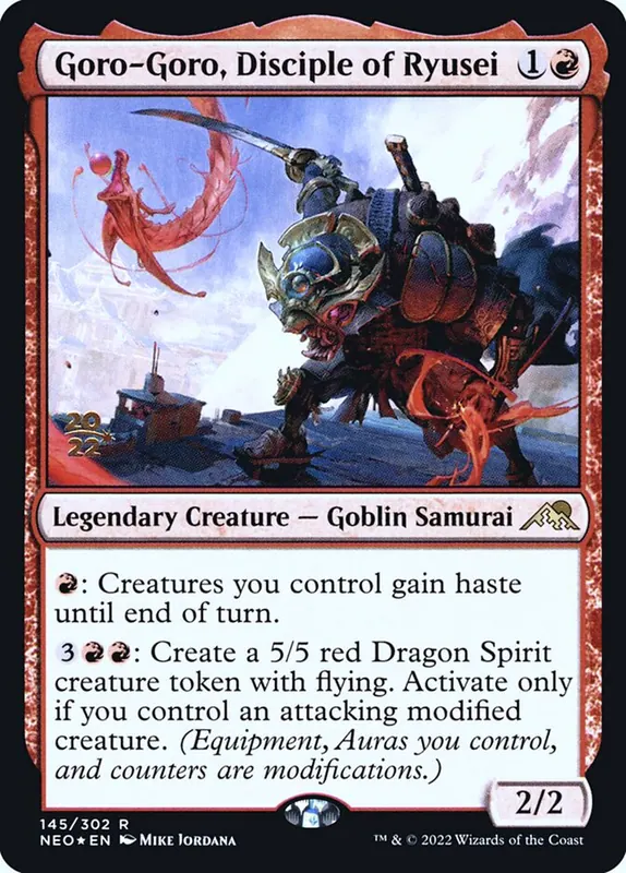 Goro-Goro, Disciple of Ryusei [Kamigawa: Neon Dynasty Promos]