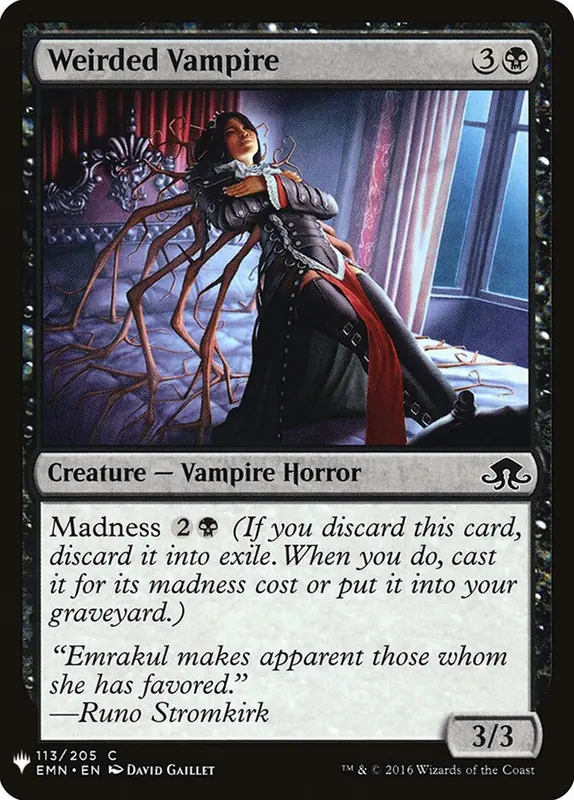 Weirded Vampire [The List]