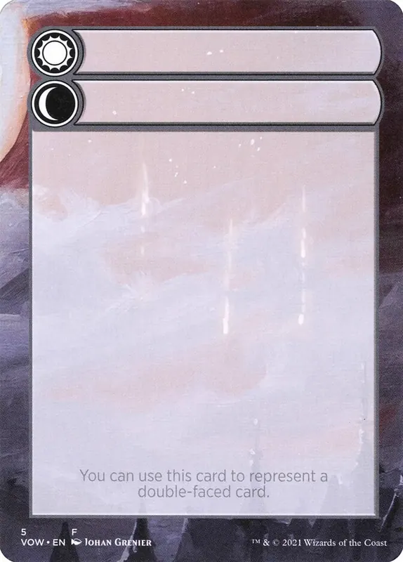 Double-Faced Substitute Card [Innistrad: Crimson Vow Substitute Cards]